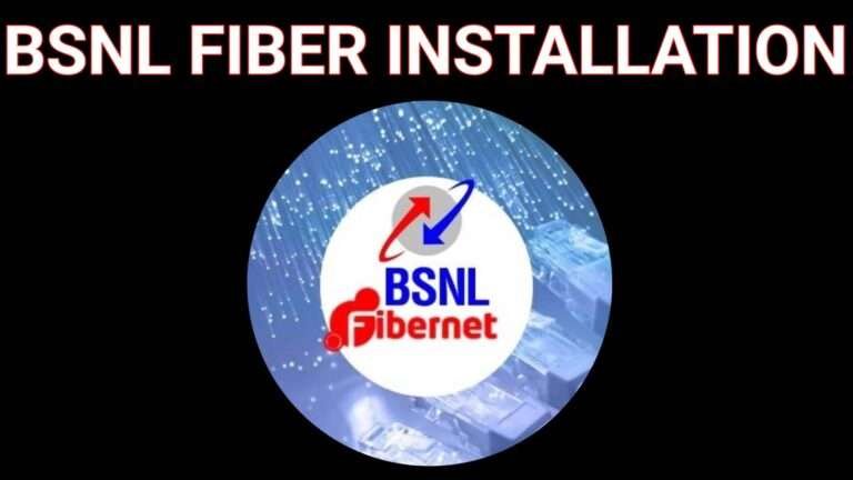 BSNL Fiber Installation Charges